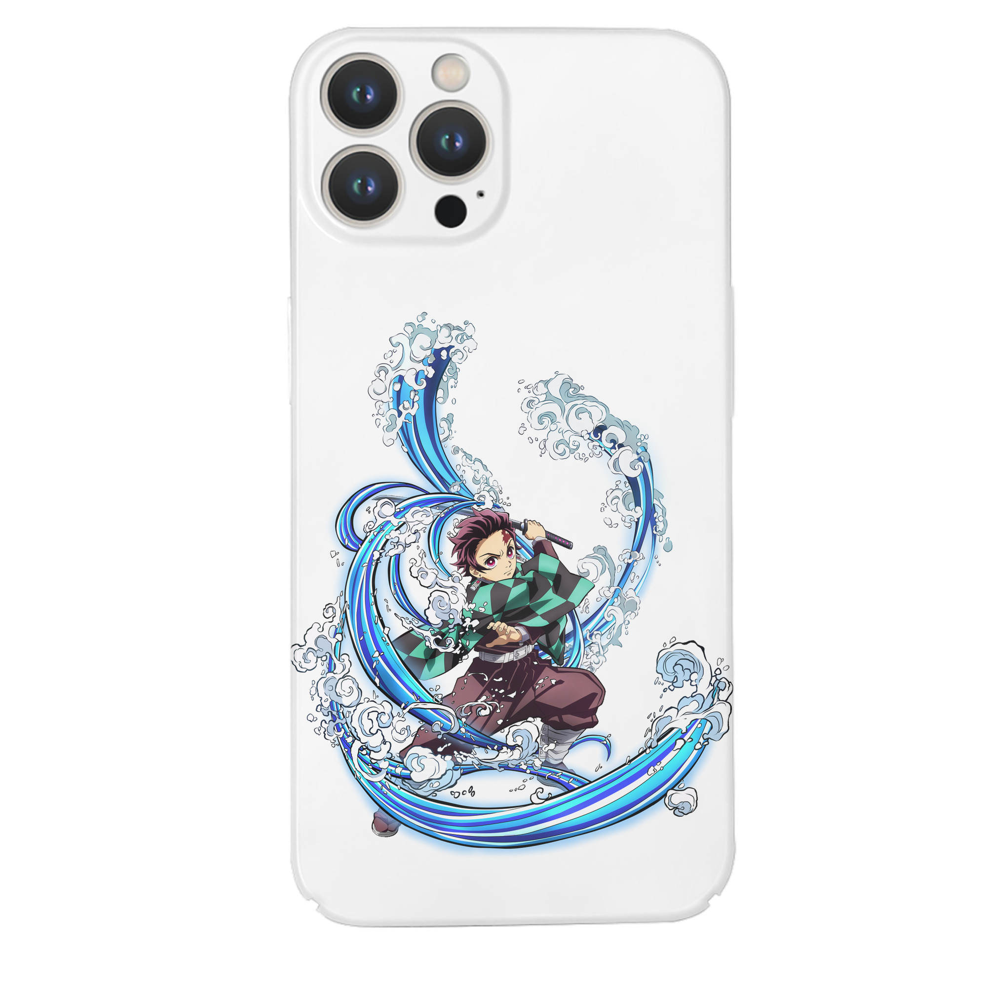 （画像用） 鬼滅の刃 竈門 炭治郎／かまど たんじろう Kamado Tanjirou 【iPhone 14シリーズ対応】ハードケース